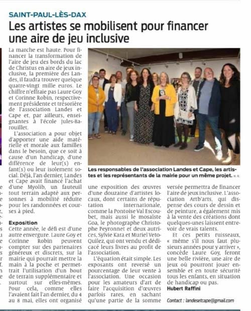 mobilisation artistes landesetcap