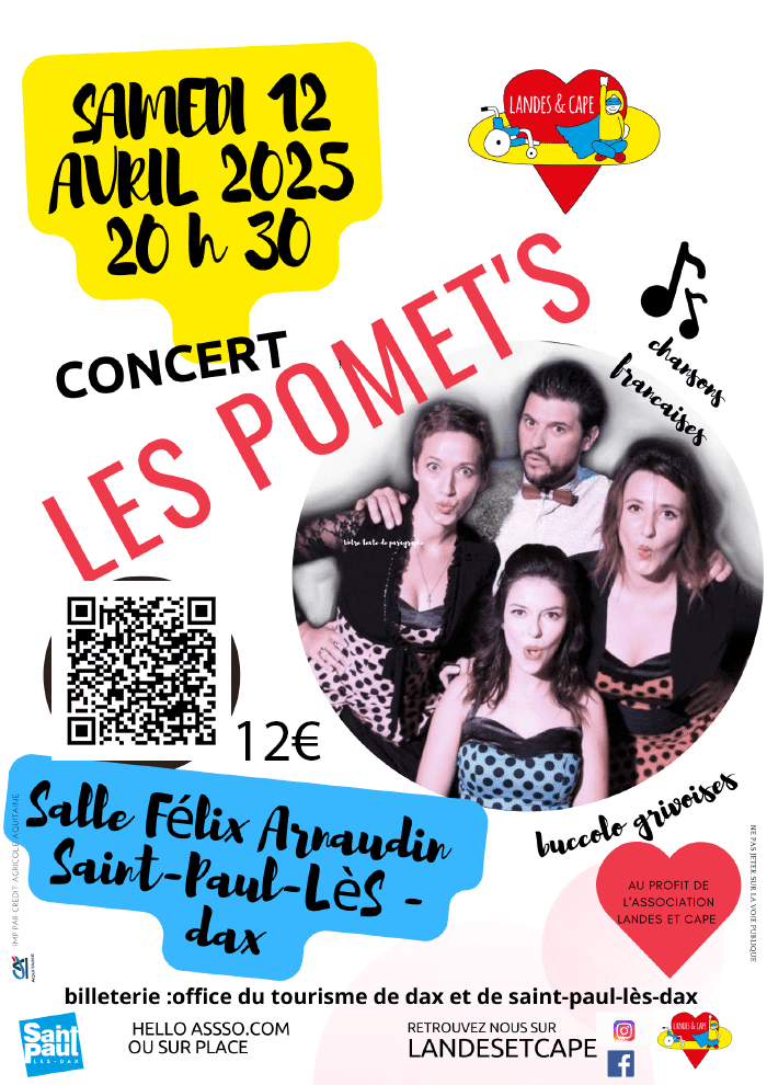Concert les POMET's Saint Paul Les Dax