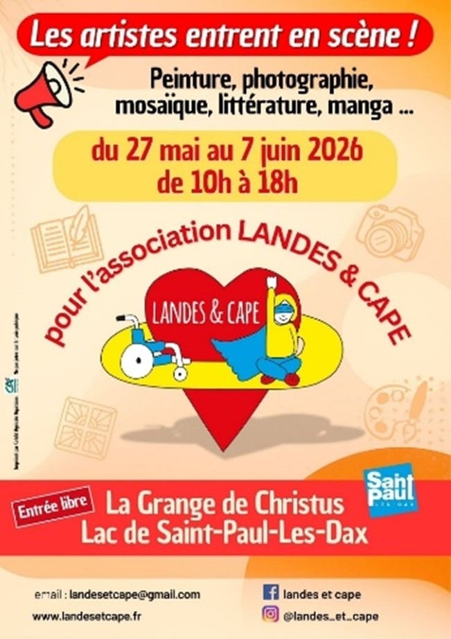 Les artistes rentrent en scène pour Landes et Cape association caritative Landes